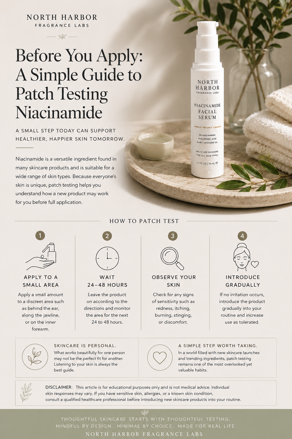 Why Patch Testing Matters Before Trying Niacinamide