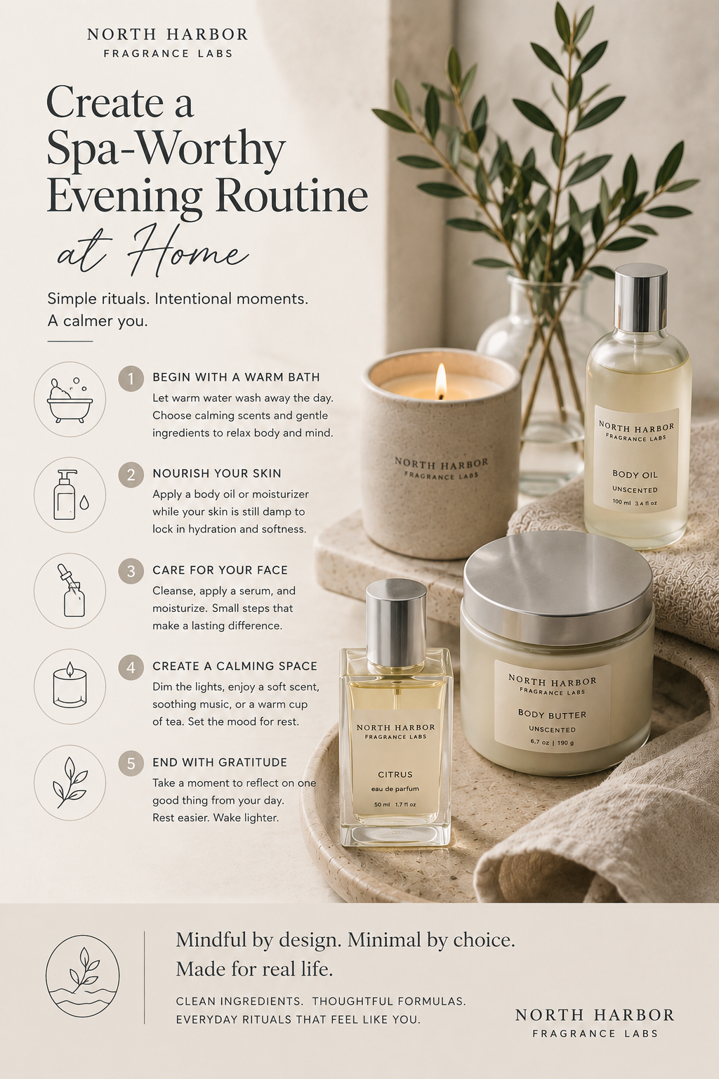 Create a Spa-Worthy Evening Routine at Home